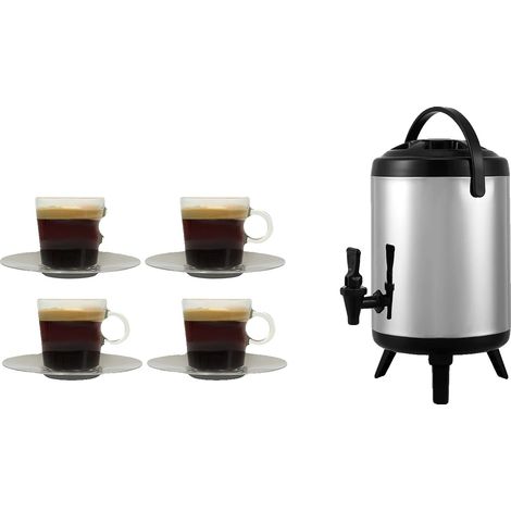 Distributeur de boissons, Acier inoxydable, Design isolé, 1,5 gallon (1/2)
