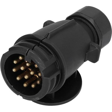 Compatible avec les prises de remorque 12 V européennes, faisceau électrique 13 broches pour camping-car, connecteur de prise d'attelage de remorque (1/5)
