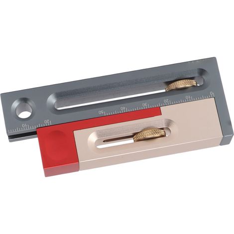 Outil de réglage de rainures pour scie circulaire JF06, outil à tenon et mortaise, bloc de mesure mobile pour le travail du bois (1/5)
