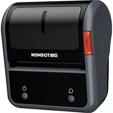 Niimbot B3SP Grau + Etikettenrolle (1/5)