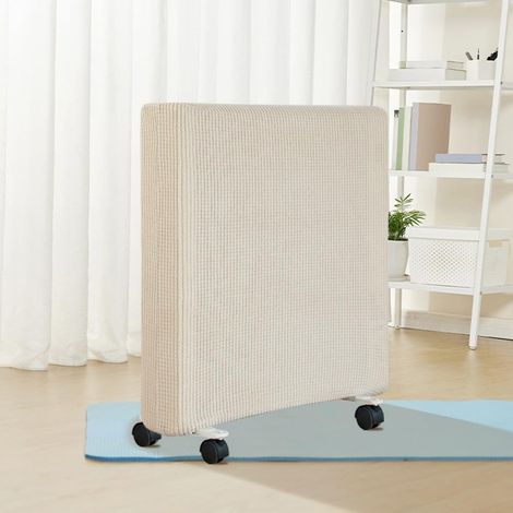 CCYKXA  Dust cover for electric radiators, protective cover for oil-filled radiators, steam radiator covers, elastic fabric cover (80-104cm)