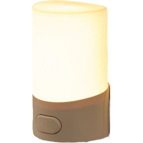 Veilleuse, veilleuse à brancher, convient aux chambres, cuisines, couloirs, salles de bains, etc., lumière blanche chaude.