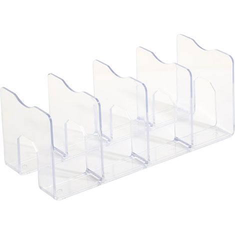 Schreibtisch-Organizer aus Acryl im modernen minimalistischen Stil, platzsparend, transparentes Acryl-Schreibtischregal für den Innenbereich (1/5)