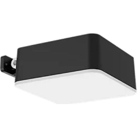 Applique murale solaire d'extérieur, 1,5 W, 2700 K, noire, IP44 résistante aux intempéries (1/4)