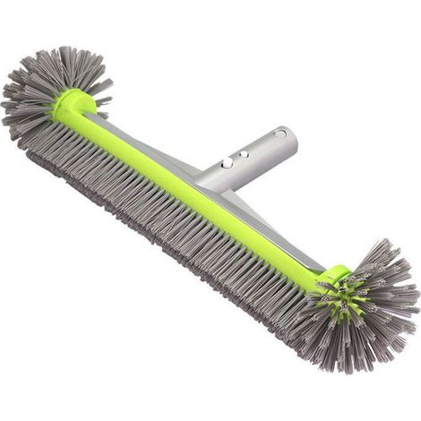 Description générale Les poils hémisphériques de cette brosse de piscine ronde robuste nettoient facilement les recoins de la (1/3)