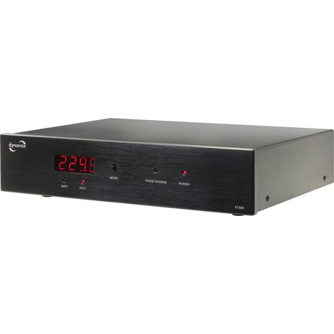 Bloc multiprise X7000B, 6 Fisches Shuko (Prise Terre Allemande), LED temoin de Phase (s'allume Lors d'un Mauvais branchement de Phase),Coloris Noir (1/4)