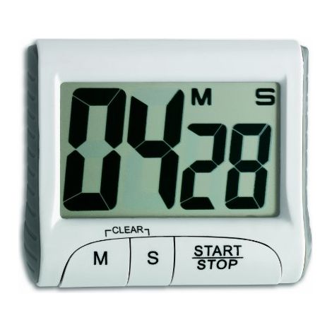 3 Pièces Minuteur de Cuisine Magnétique Vert, Chronometre avec Grand Écran LCD, Chronomètre et Alarme Digital, Timer Enfant, Compte à Rebours pour Kitchen Cuisson Douche Sport (1/4)
