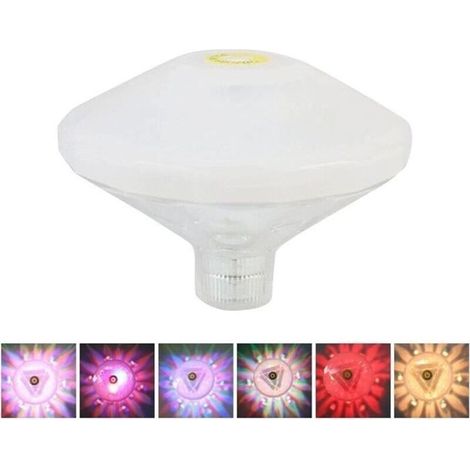 persiverney-AT Éclairage De Piscine LED sous-Marine, 7 Modes Étanche Lumières De Piscine, Lampe De Projection sous-Marine