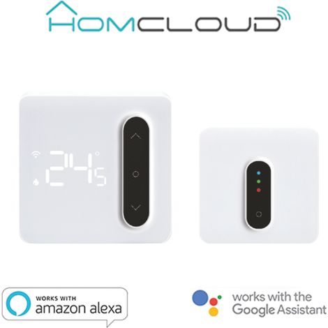 Cronotermostato digitale Smart Homcloud Wi-Fi + ricevitor RF