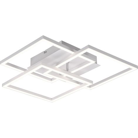 Plafoniera da Interno a LED in Metallo Bianco Opaco (1/5)