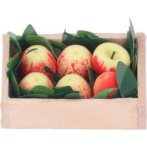 Pommes Miniatures 1:12 pour Maison de Poupée - Accessoire Décoratif Mignon pour Scènes de Vie (1/5)
