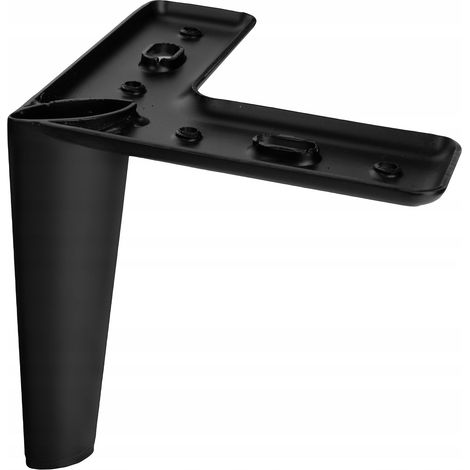 Pata de mueble para sofá cama, color negro, MAT loft H150, resistente SL032S (1/5)
