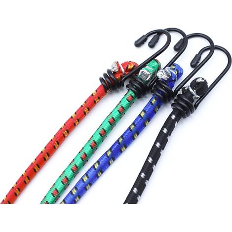 tendeurs de bagages, longueurs, corde, sangles de serrage, crochets, sangles de fixation, longueur (40/60/80/100 cm) (1/4)