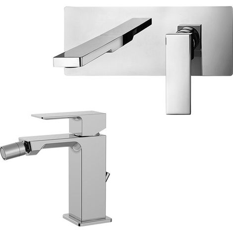 Set miscelatore lavabo a incasso e bidet in ottone cromato Elle Paffoni (1/5)