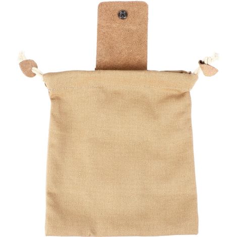 Pochette Ceinture pour Récolte Fruits en Toile Kaki (1/5)