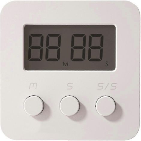 HONORNIC - Minuteur de cuisine ultra-fin avec écran LCD numérique, durable, avec compte à rebours et alarme magnétique. (1/5)