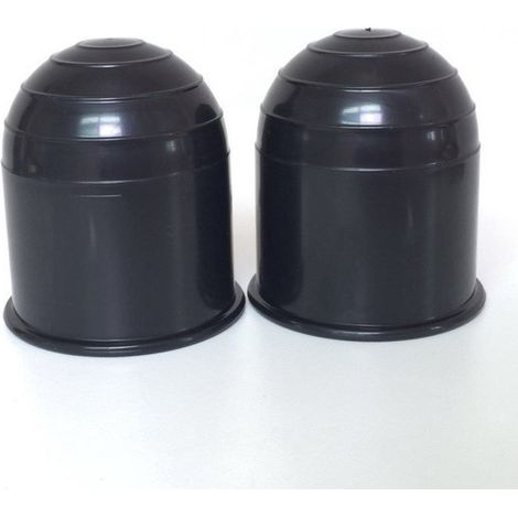 2 tapas protectoras aptas para el enganche del remolque, cubierta apta para la bola de enganche del remolque, caravanas y remolques (1/5)