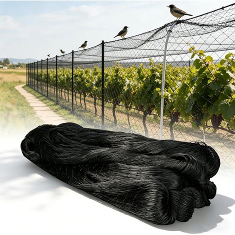 15x30m Filet Anti Oiseaux, Filet Arbre Fruitier Anti Oiseaux Pigeon, Protecteur Maille Fraisier Cerisiers Arbres Fruitiers Légumes Filets, Réutilisable pour Jardin Poulaillers Balcons et Toits (1/5)