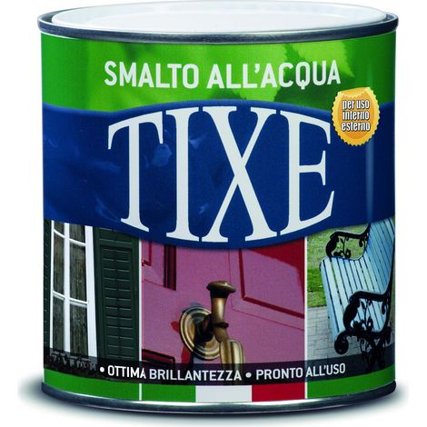 TIXE Smalto all'Acqua – Finitura Lucida e Resistente per Legno e Metallo, MARRONE LUCIDO 25 LT (1/4)