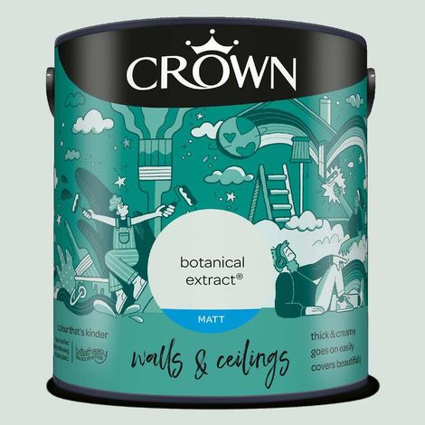 CROWN WALLS AND CEILINGS MATT BOTANCAL EXTRACT 2.5L