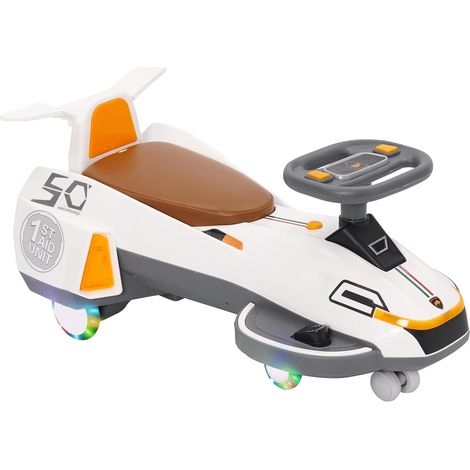 Voiture Électrique Enfant 2in1 2 Places Pedal, Direction 360°, Anti-Bascule (1/5)