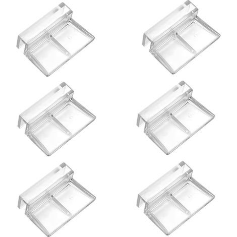 6mm Aquarium Lid Clips, Acrylic Aquarium Support, Aquarium Glass Clips, Aquarium Glass Protection Clips (1/5)