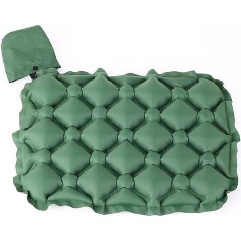 Coussin de siège gonflable portable, compact et facile à gonfler, idéal pour la randonnée, la maison, les concerts et les voyages. (1/4)
