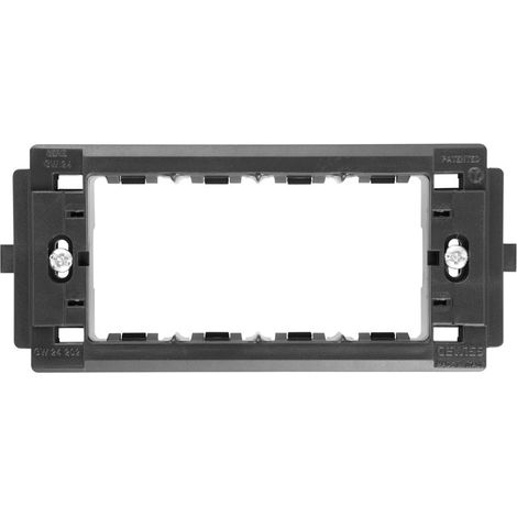 SUPPORT 4 POSTES PLAQUES SYSTEM GEWISS GW24202