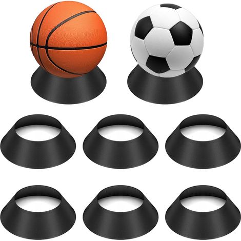 Ensemble de 6 supports à ballons – Support durable pour objets de sport (basketball, football, football américain, volley-ball) (1/5)