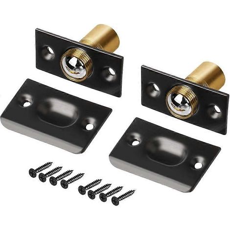 Loquet à bille Jiayi (lot de 2) pour porte-fenêtre et placard. (1/4)