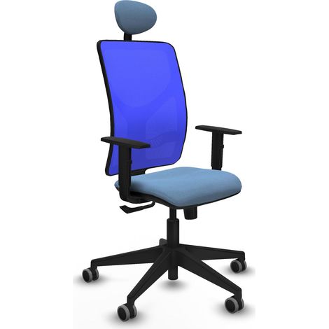 Silla de oficina piqueras y crespo Motilla negro soporte lumbar ajustable (1/2)