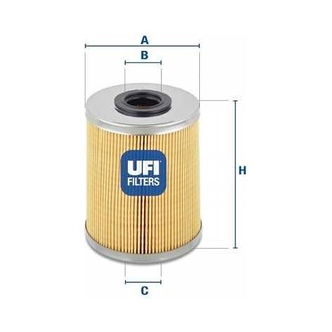 Filtro carburante UFI 26.687.00