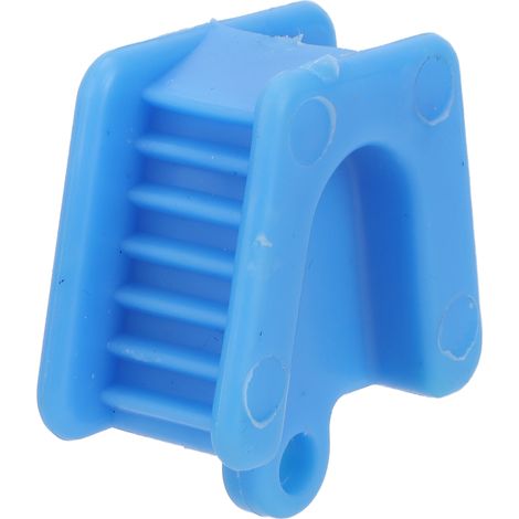 Écarteurs de joues en silicone bleu pour soins dentaires, blocs de morsure orthodontiques professionnels (1/5)