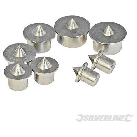 Set di perni con punta centrata per l'allineamento di fori falegnameria silverline