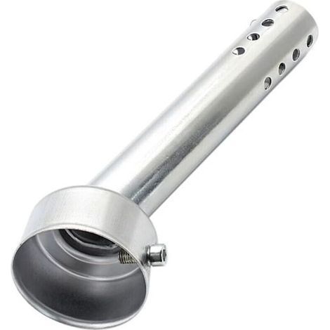 Silenziatore di scarico universale per moto 48mm regolabile DB modificato silenziatore bocca rotonda nucleo tubo di sintonia smorzatore di suono. (1/4)