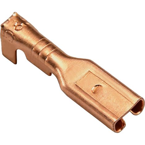Lot de 100 cosses à sertir rapide à épissure rapide de 2,8 mm, non isolées, câbles de 0,5 mm² à 0,8 mm² (1/5)