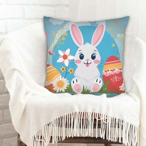 Housse de coussin sans coussin lavable pour canapé lit chaise décoratif de ferme la saint-valentin (1/5)