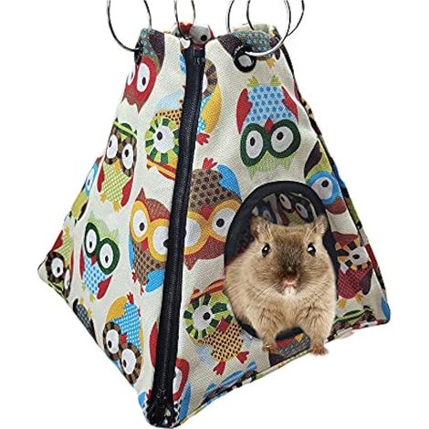 Hamac suspendu pour hamster, rat, cochon d'Inde, nichoir pour chinchilla, rat, accessoires pour petits animaux (1/5)