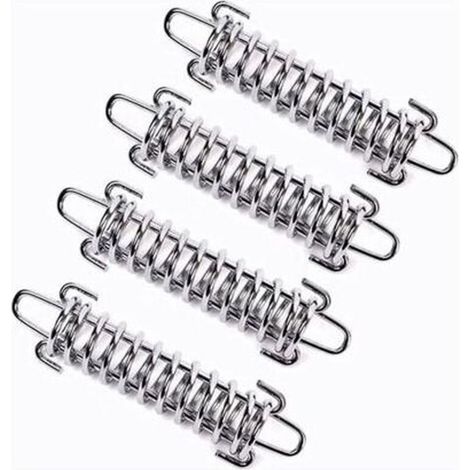4 Pièces Ressort Tension Voile d\'Ombrage – Tendeur & Boucle Corde, Camping/Tente