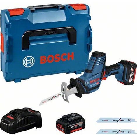 Säbelsäge BOSCH GSA 18 V-LI C (2 x 5,0 Ah + GAL1880CV + L-Boxx 136) (1/5)