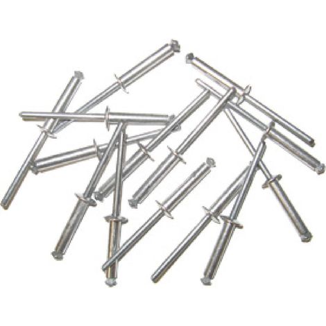 250 Rivets eclates 4x20 alu