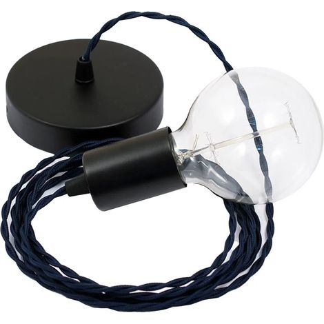 Lampada sospensione creative-cables tm20 portalampada E27 rame cavo 2m (1/3)