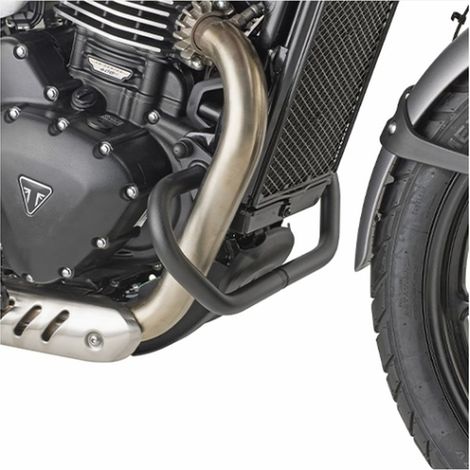 Protezioni motore KAPPA per Triumph Scrambler 400 X '24-, Speed 400 '24-, nere
