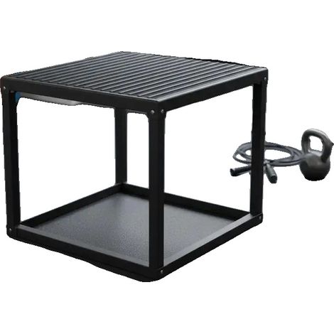 Boîte de saut pliométrique, surface antidérapante, design durable, noir (1/2)