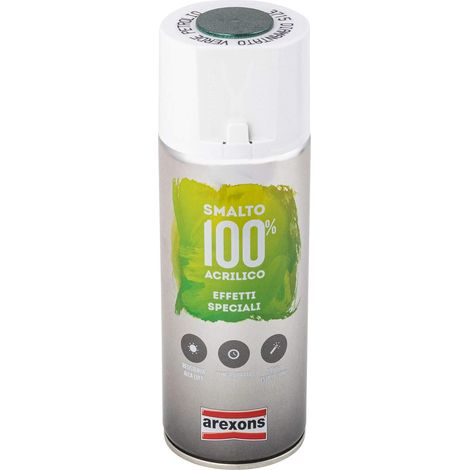 Bomboletta smalto spray 100% acrilico diamantato 3715 verde petrolio arexons