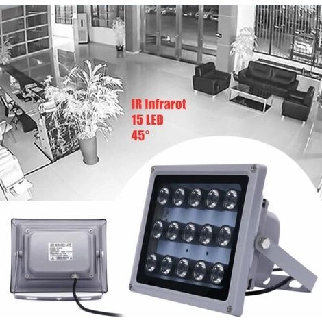 IR Infrared Illuminator 15 LED Night Vision Light Lamp For CCTV Security Camera