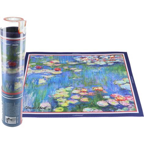 Carmani, tovaglietta - C. Monet, Ninfee (1/2)