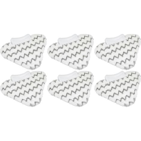 Shark Compatible Lift-Away Pro Steam Mop Microfiber Pad Cloth Pack of 6 (1/2)