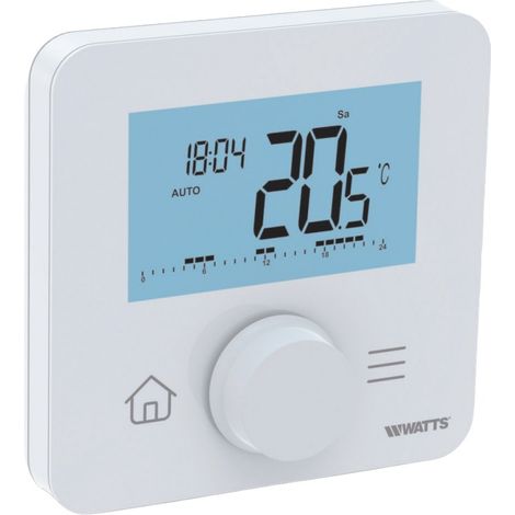 Thermostat d'ambiance digital programmable BT-DP03 HC FC (avec relais intégré) WATTS Vision® Wired (1/4)