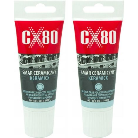 Grasa cerámica CX80 KERAMICX para frenos de escape - Industrial 40 g x 2 unidades